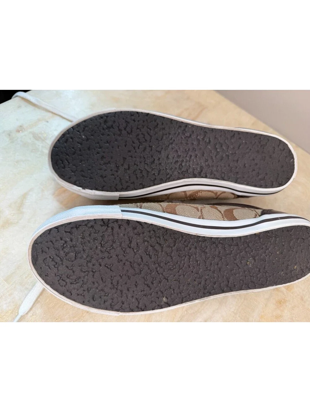 Coach Francesca A5209 Signature C Jacquard Sneakers Size 10B